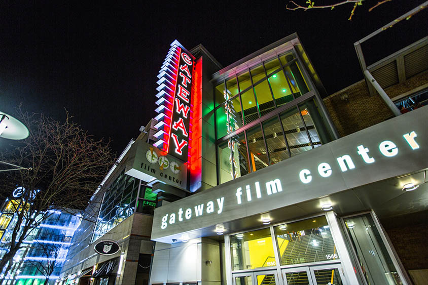 Outside of Gateway Film Center